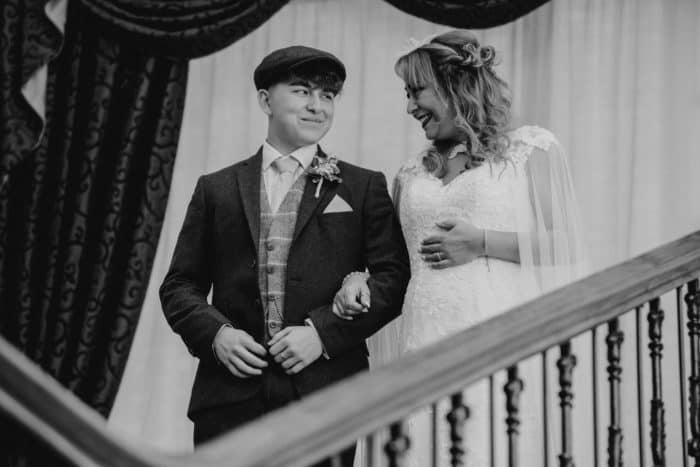 Wedding at Worchester Whitehouse Hotel, Peaky Blinder Wedding, Worcester Wedding