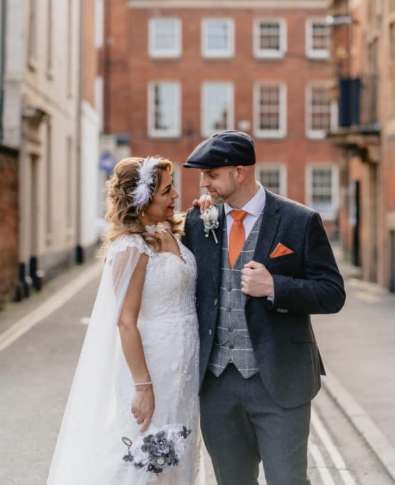 Wedding at Worchester Whitehouse Hotel, Peaky Blinder Wedding, Worcester Wedding